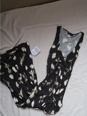 Black Floral Maxi Dress